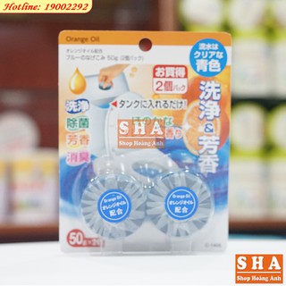 Sét viên thả bồn cầu Orange Oil (50g*2) SÉT VIÊN THẢ BỒN CẦU ORANGE OIL (50G*2)