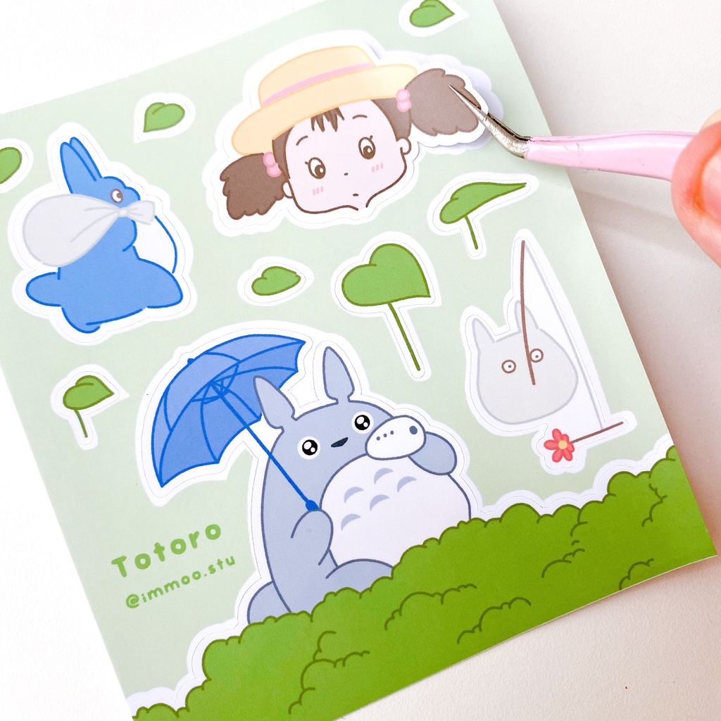 Sticker Dễ Thương Thiệt Kế Bởi Immoo  - Hidari