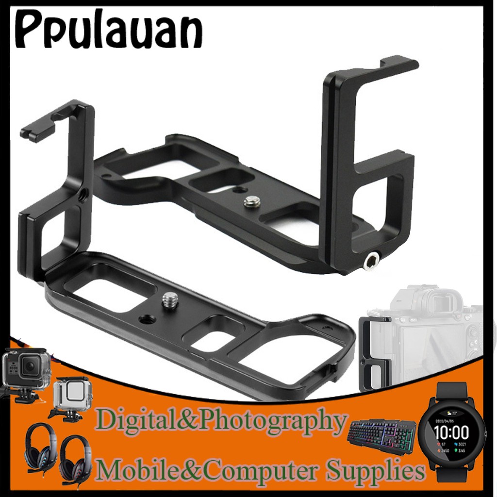 [Ppulauan]Aluminum Alloy Quick Release L-type Plate Bracket Holder for Sony A7M2 A7R2 A7S2