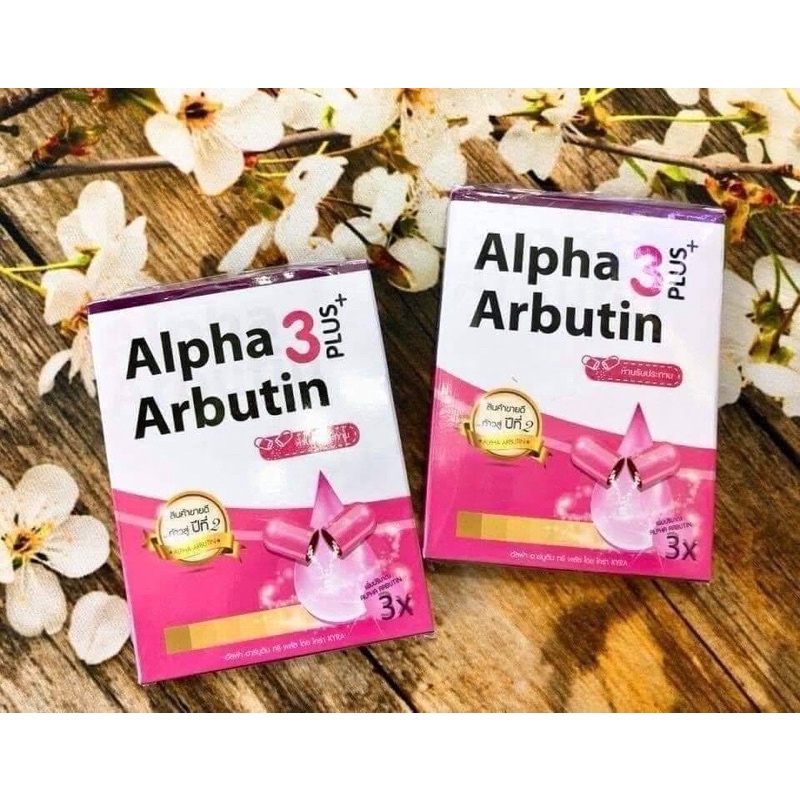 viên kích trắng alpha arbutin