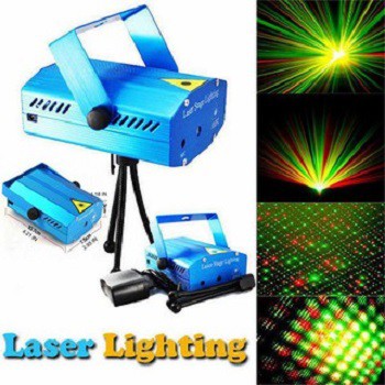 Đèn Chiếu Laser Vũ Trường Cảm Biến Âm Thanh. Đèn Chiếu Sao . Đèn chiếu Laze mini, quán caffe, nhà hàng, đám cưới...