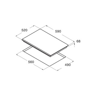 Bếp từ Cata IF 6002 BK