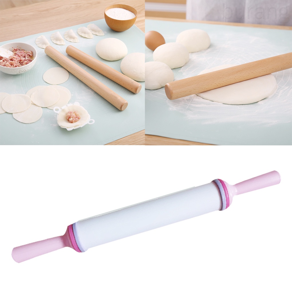 Cây cán bột làm bánh bằng nhựa chống dính tiện lợi