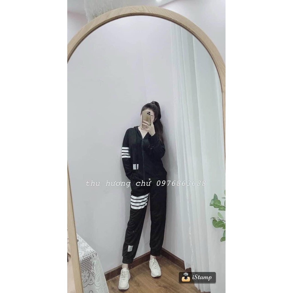 Quần sọc thom nỉ ảnh thật video