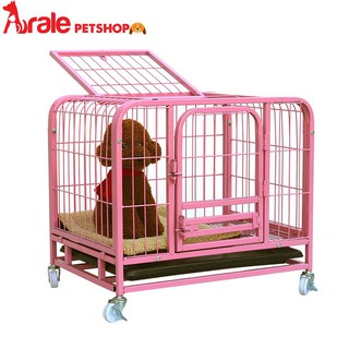 Lồng có bánh xe di động cho chó mèo