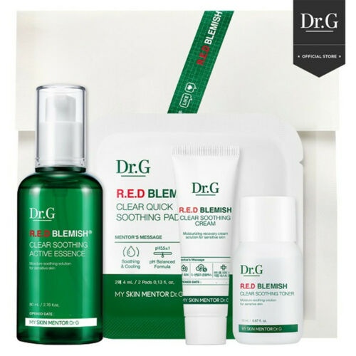 Tinh Chất Dr.G 80ml Dưỡng Ẩm, Làm Dịu Da, Giảm Thâm Mụn R.E.D Blemish Clear Soothing Active Essence