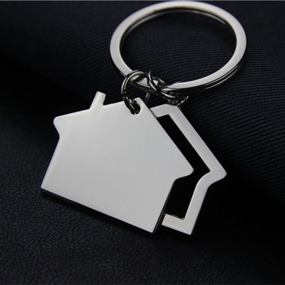 LANFY 2 Móc Khóa Hình Ngôi Nhà Giá Đỡ