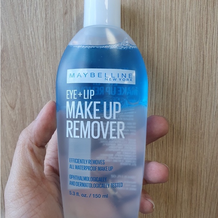 Nước tẩy trang mắt môi MAYBELLINE Make Up Remover Eye Lip 150ml - dung dịch tẩy trang chuyên dụng