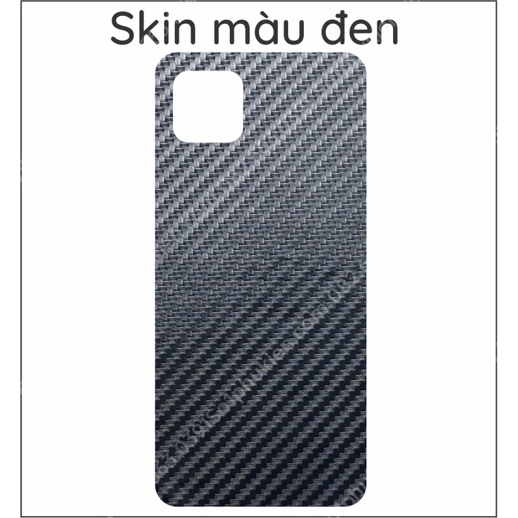 Miếng dán mặt lưng skin carbon Oppo A16k