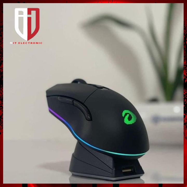 Chuột không dây máy tính gaming DAREU EM901X Led RGB Wireless mouse vi tính laptop pc chơi chuyên game