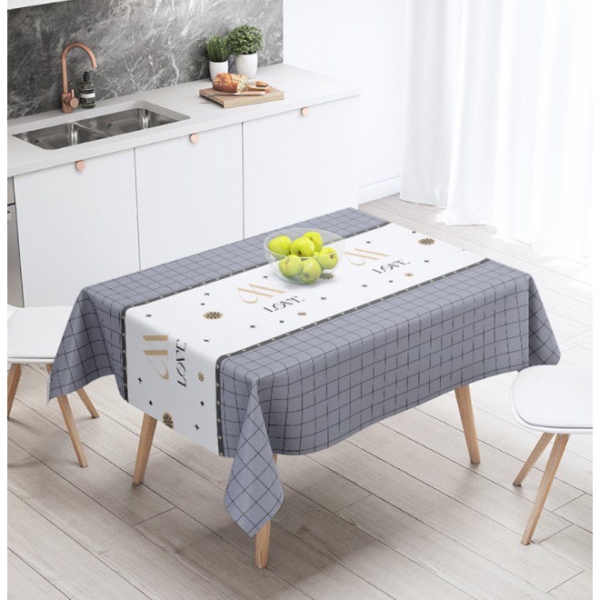 Khăn bàn nhựa pvc chống nước, trang trí bàn