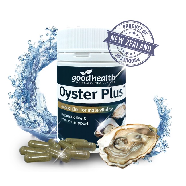 Tinh chất hàu Úc Oyster Plus Zinc Goodhealth 60 viên - Tăng cường sinh lực
