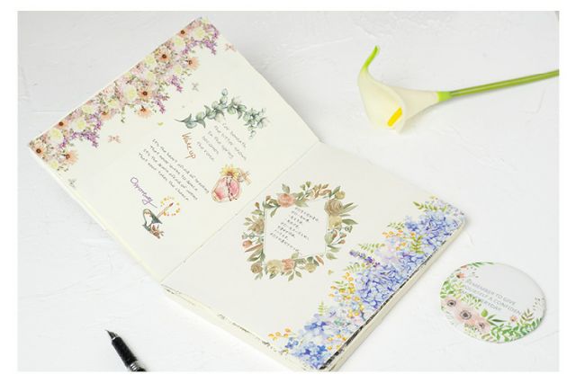 Băng dính trang trí Washi tape Chim hạc Và Washi tape Hoa bản to