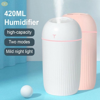 420ml Electric Air Diffuser Humidifier LED Night Light Intelligent Anti-drying
