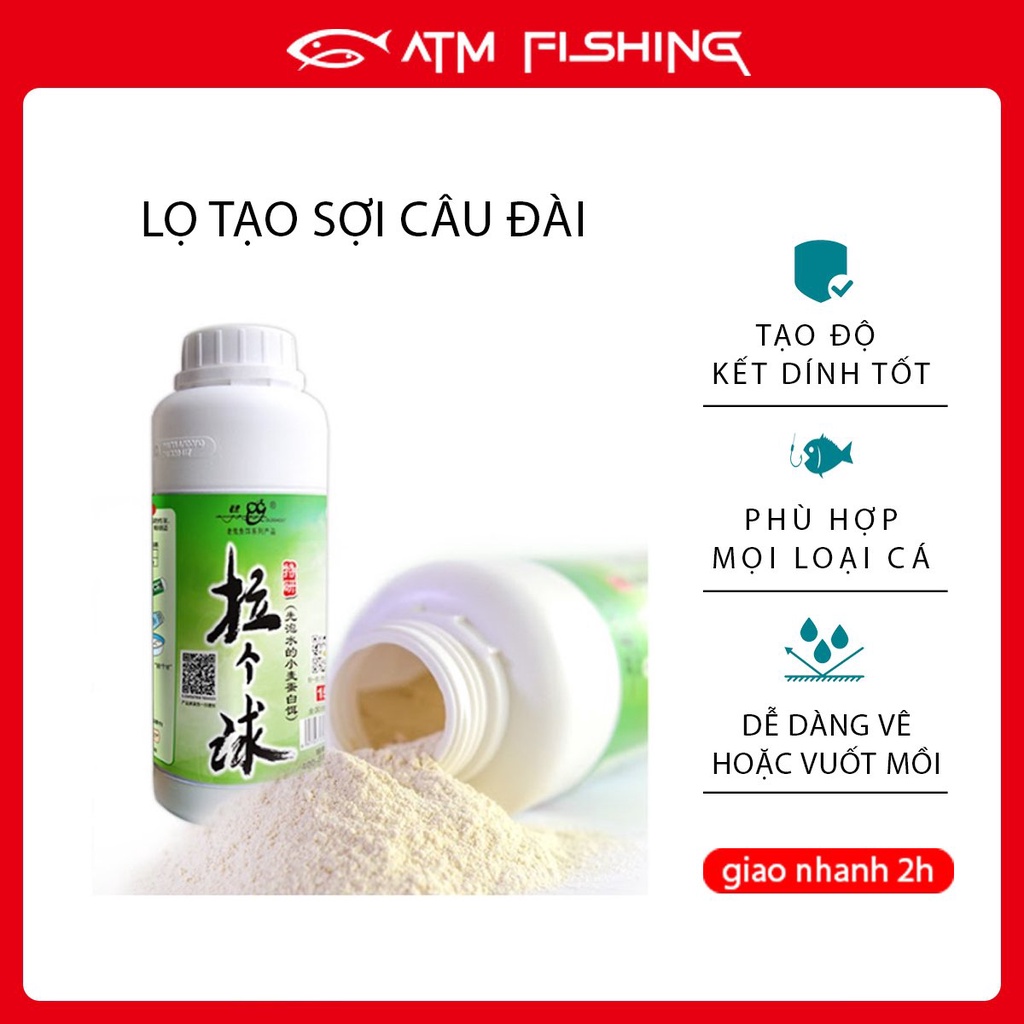 Lọ Tạo Sợi Dạng Bột , Chất Kết Dính Mồi Câu,  Mồi Câu Đài Lão Quỷ