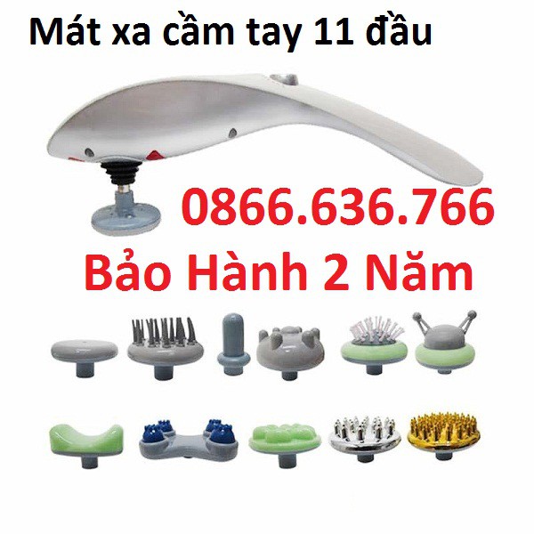 MÁY MASSAGE CẦM TAY 11 ĐẦU ONAGA