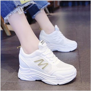 Giày thể thao Hàn Quốc  độn đế tôn dáng 5p sang trọng Hót 2022 HH1