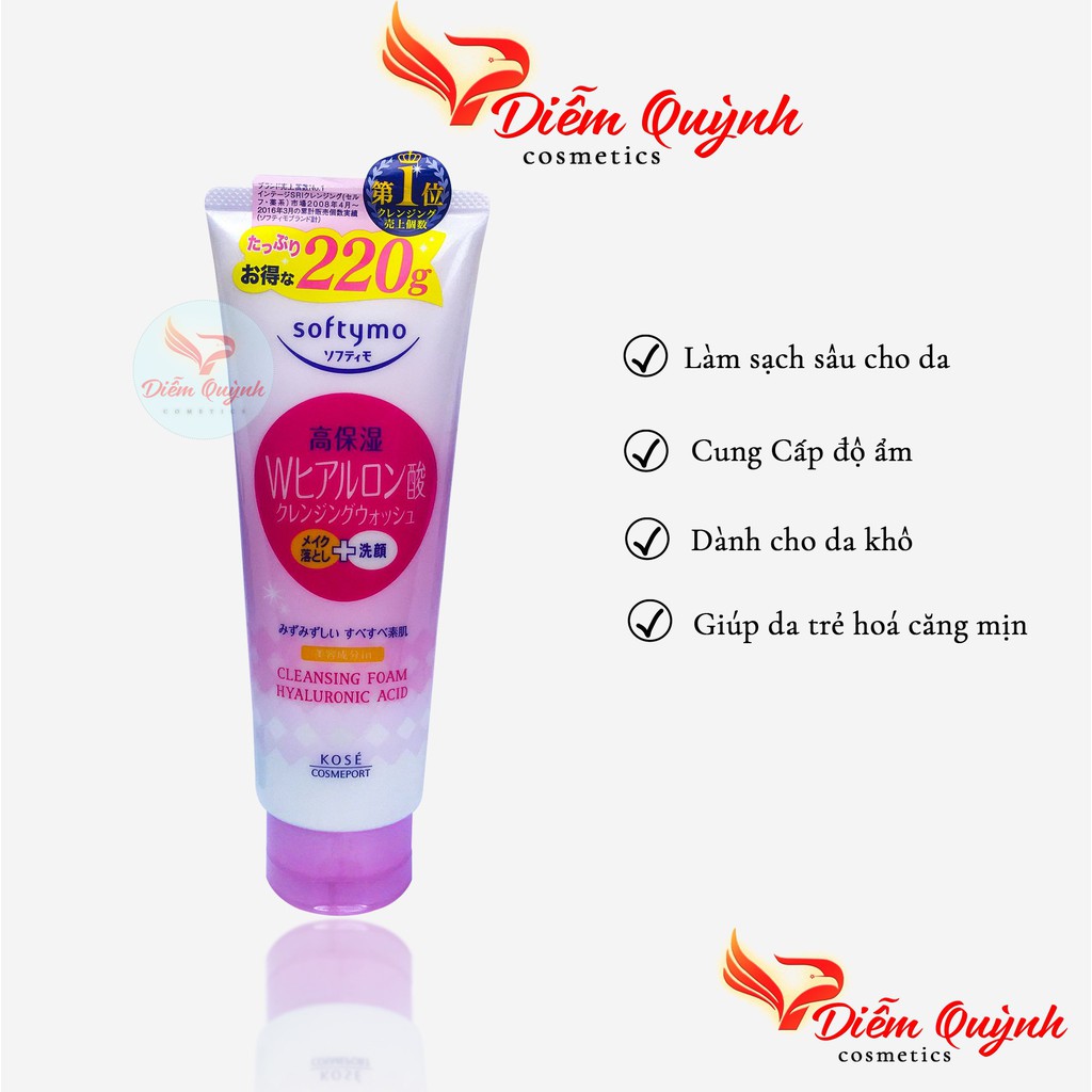 Sữa rửa mặt Kose Softymo Nhật Bản 220g | BigBuy360 - bigbuy360.vn