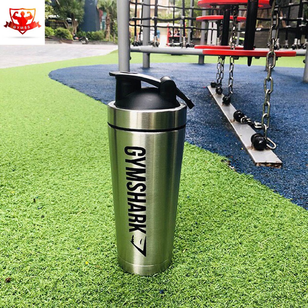 🥤🥤🥤 BÌNH GIỮ NHIỆT INOX 💖 GYMSHARK - INOX 304 [ 2 LỚP CHỐNG ĐỔ MỒ HÔI ]