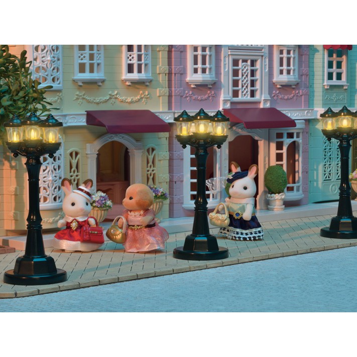 Sylvanian Families Town Đèn Thành Phố Phát Sáng Light Up Street Lamp