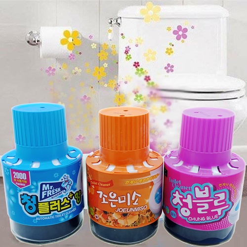 Chai thả bồn cầu khử mùi Hàn Quốc 180gr, sử dụng được 2500 lần xả - DTM Store