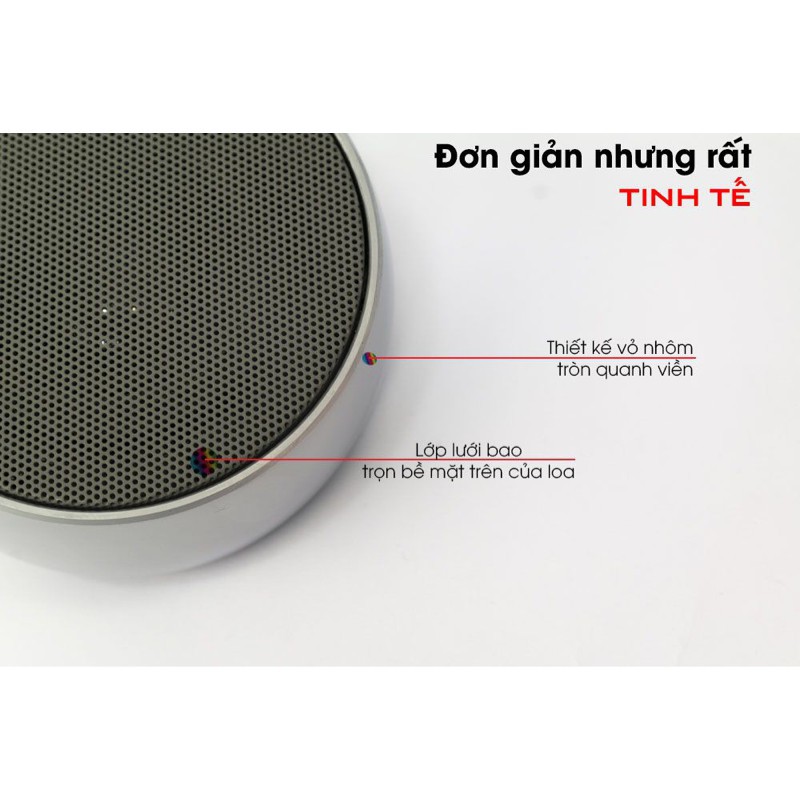 [Mã ELHACE giảm 4% đơn 300K] [Bảo hành 12 tháng] Loa bluetooth không dây Simplicity BS01 super bass vỏ nhôm cao cấp