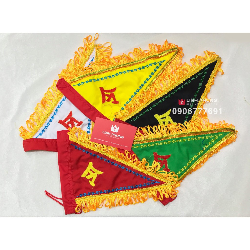 Ngũ lệnh kỳ - trọn bộ 5 lá  dài 20cm