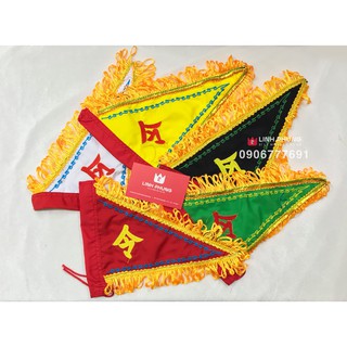 Ngũ lệnh kỳ - trọn bộ 5 lá (vàng, lá, trắng, đỏ, đen) dài 20cm