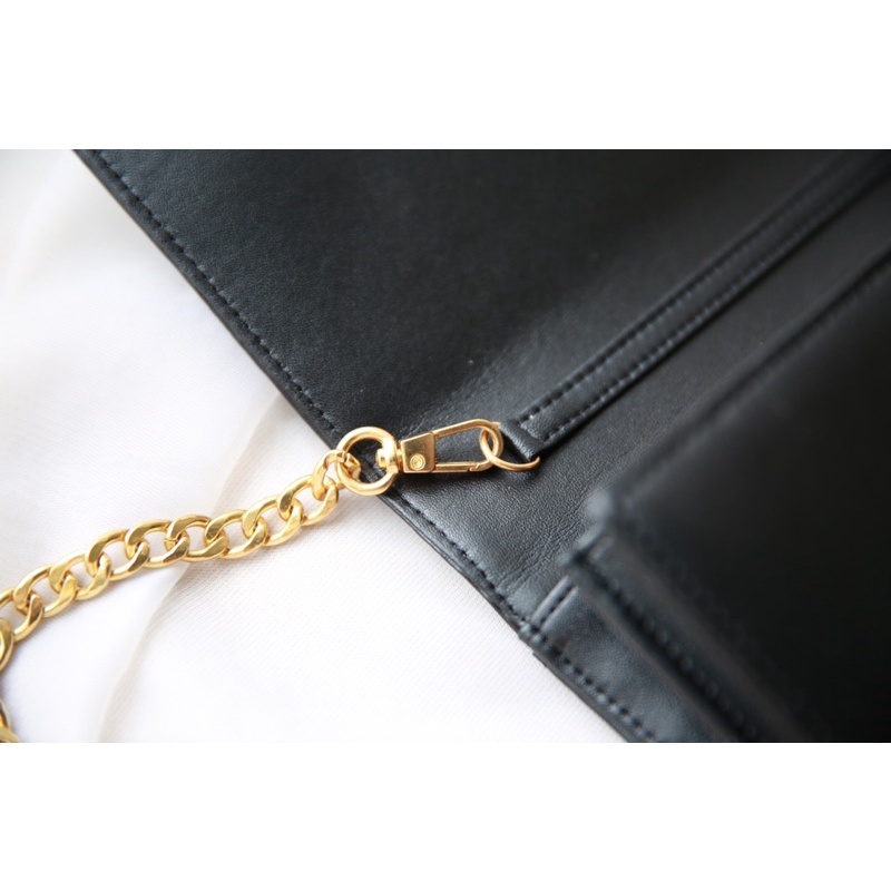 Túi kẹp nách ysll size24cm mầu đen