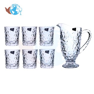 Bộ bình ly thủy tinh pha lê 7 món BMJ6011BH