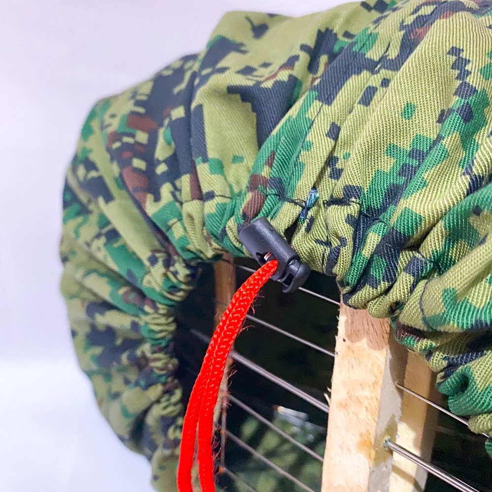 Áo lồng bẫy chim khuyên chào mào TD PET cao cấp hàng loại 1 chất vải co dãn bền đẹp khóa rút tiện lợi