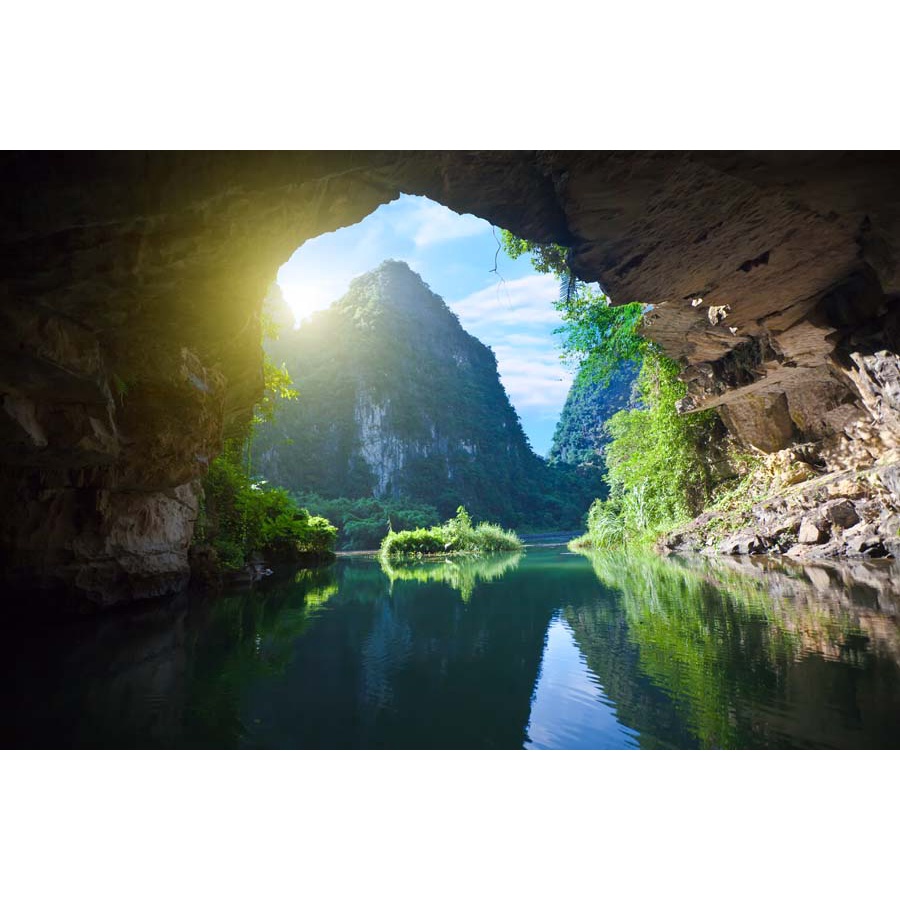 Tranh dán tường tổng hợp địa danh Việt Nam 3D in theo kích thước yêu cầu – Không giới hạn kích thước