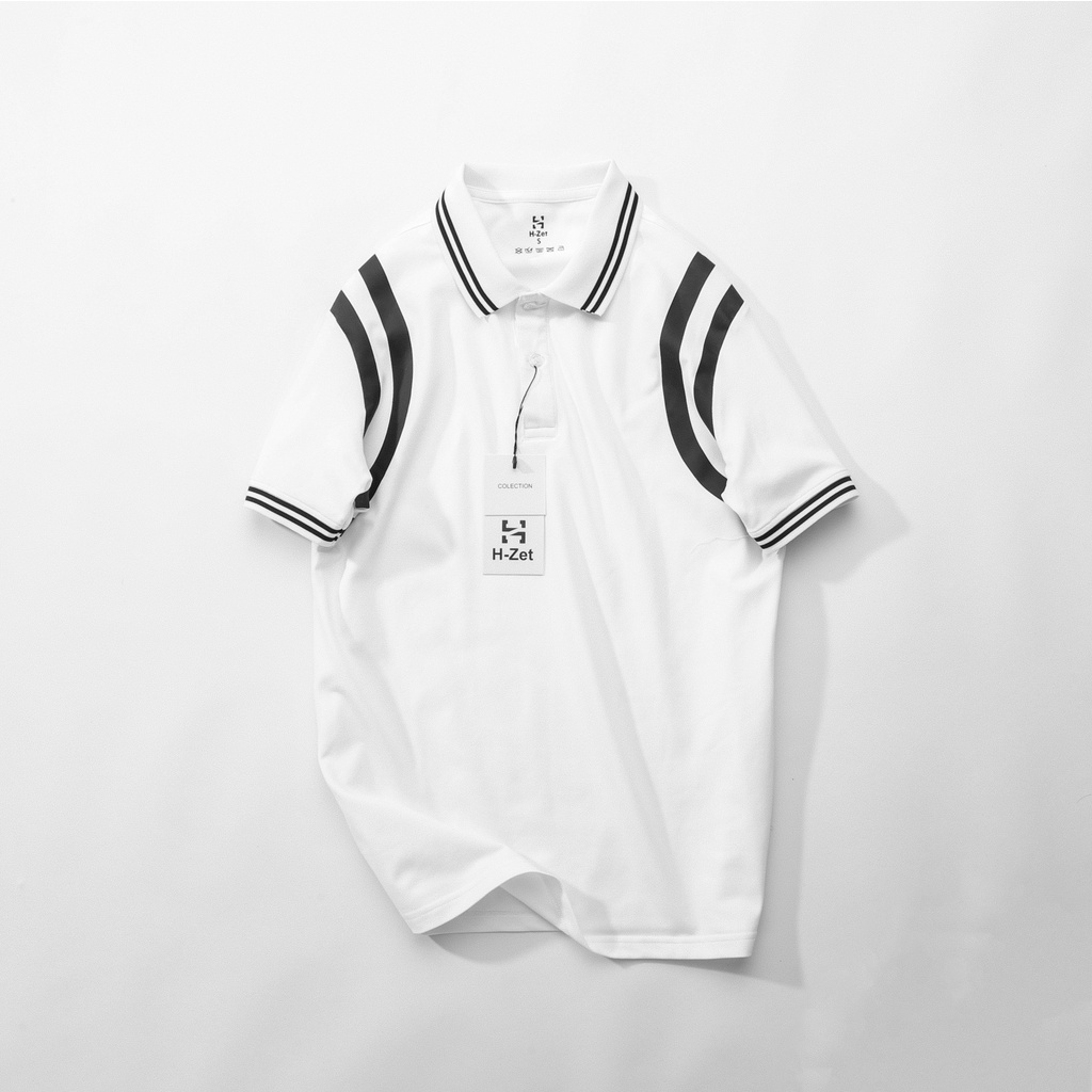 Áo Polo Cổ Bẻ VIỀN VAI H-Zet - Vải Polo Cá Sấu Cao Cấp