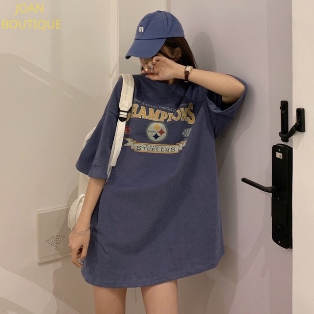 [Mã FAMAYWA giảm 10K đơn 50K] [Video Thật] Áo phông tay lỡ nữ nam, thun unisex form rộng Champions mềm mịn mát | BigBuy360 - bigbuy360.vn