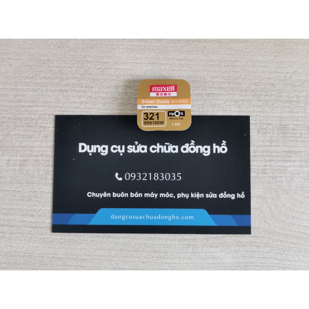 Pin đồng hồ SR616SW  321 Maxell  chính hãng maxell