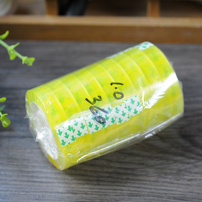 Set 5 Cuộn Băng Keo Trong Suốt 10mm * 30m Chất Lượng Cao