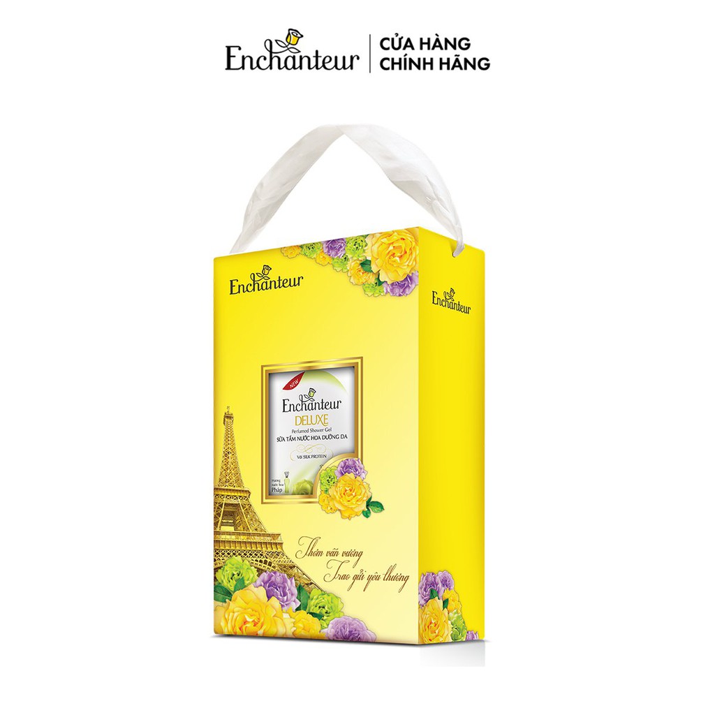 [Hộp quà] Sữa tắm nước hoa dưỡng da Enchanteur Delightful 650gr