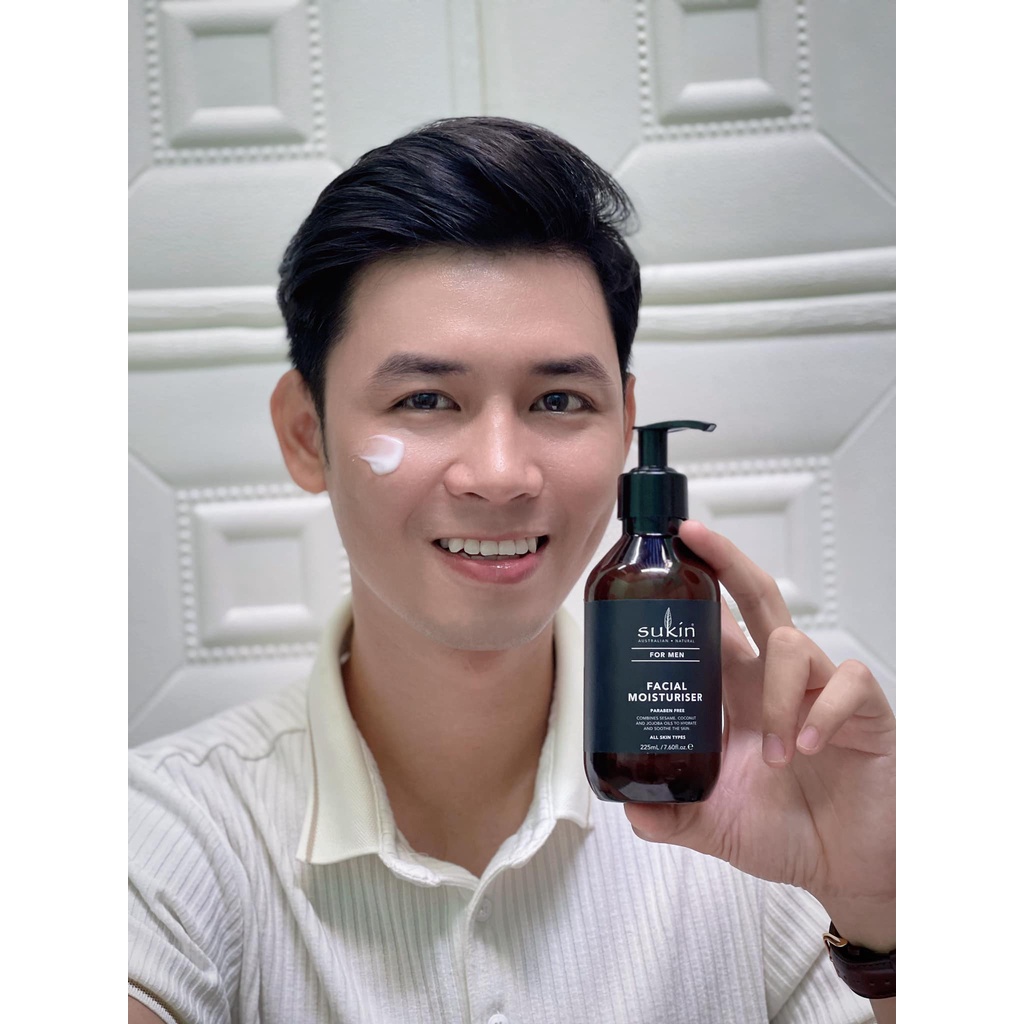 Sukin Sữa Rửa Mặt Sukin Sạch Bụi Bẩn Dành Cho Nam For Men Facial Cleanser 225ml