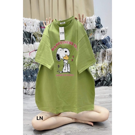 Áo phông cú tim happy LN12