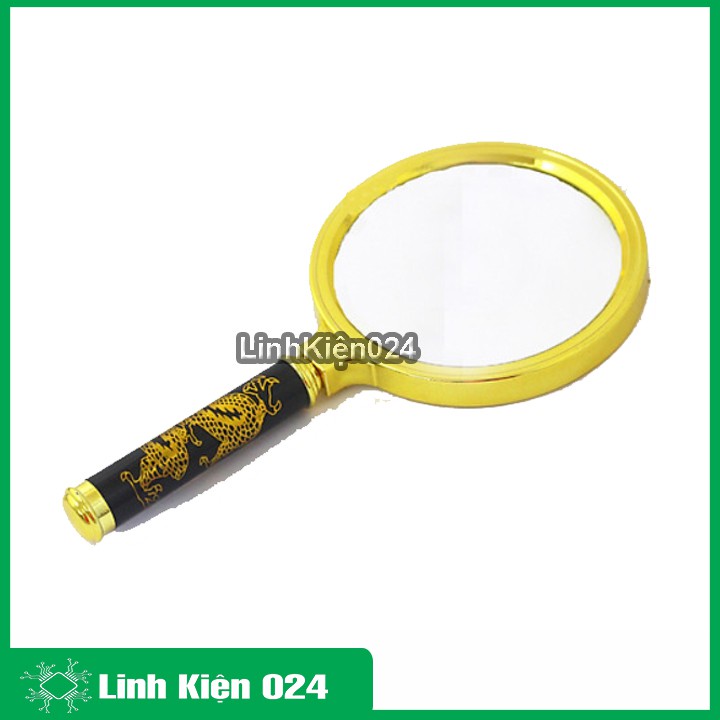 Kính Lúp Cầm Tay Magnifier X4 Tiện Lợi Mạ Vàng