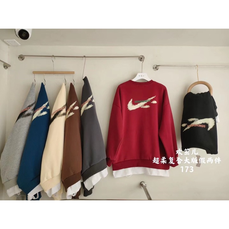 THE2001STORE | Áo hoodie nỉ nhung phong cách Hàn Quốc