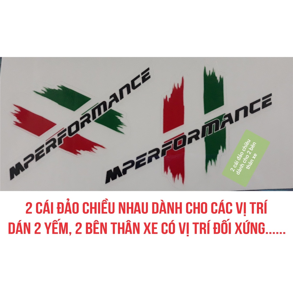 Tem Xe Performance AMG/ Italy /Đức / Pháp,decal ngoài trời chống bay màu, chống thấm nước cho ô tô, xe máy, laptop...