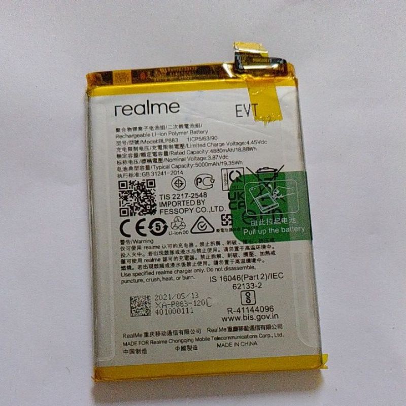 pin oppo blp883/realme 8s 5G New Hãng