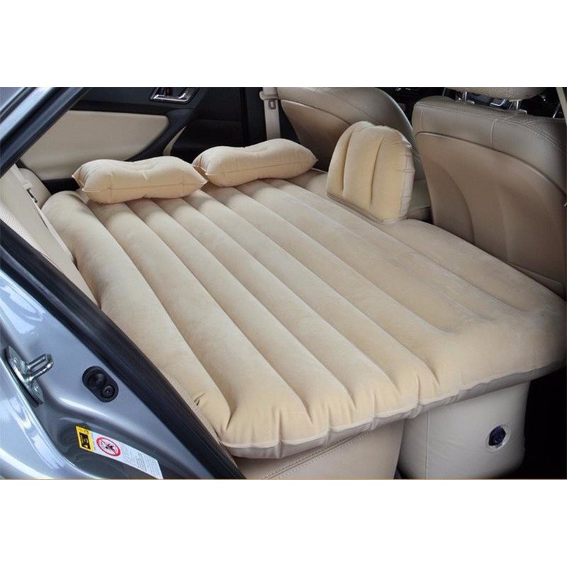 Đệm Hơi Ô Tô ( tặng kèm bơm điện lắp tẩu sạc ô tô )