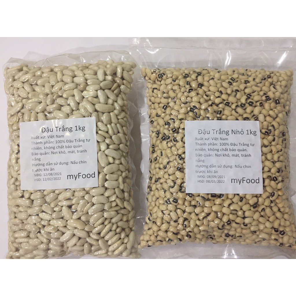 500g-1kg Đậu Trắng / Đỗ Trắng - To / Nhỏ