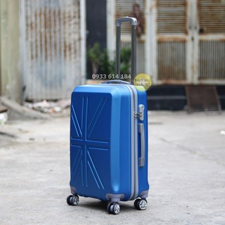 Vali nhựa dẻo 24inch xanh cao cấp