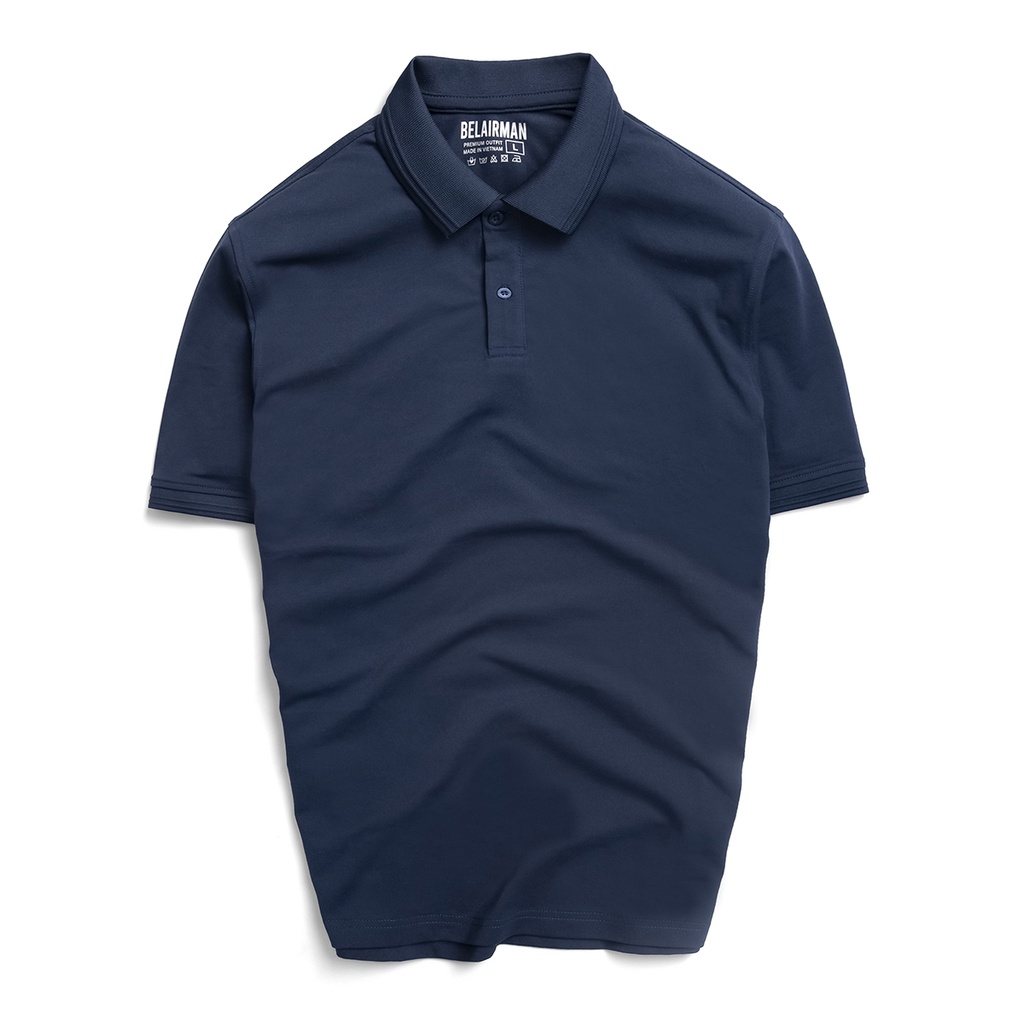 Áo polo nam cổ bẻ basic BELAIRMAN form regular tay ngắn 06 màu - PLTR0058