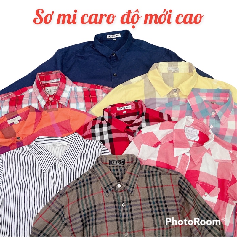 TỔNG HỢP SƠ MI CARO SIÊU PHẨM 2HAND (lướt qua lựa mẫu)