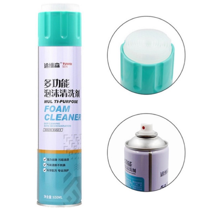 Chai xịt tạo bọt làm sạch Nội thất ô tô đa chức năng