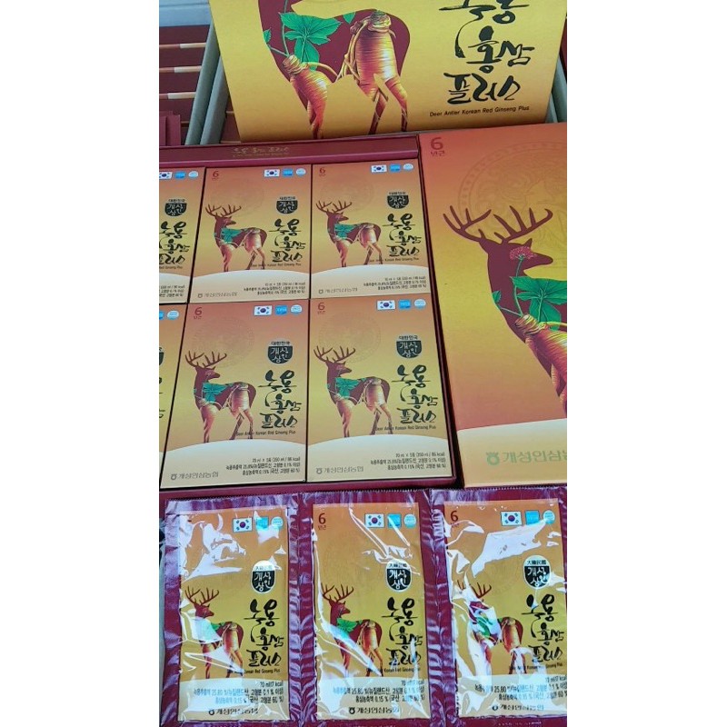 [HÀNG MỚI VỀ] Nước Hồng Sâm Nhung Hươu NONGHUYP Hàn Quốc, Hộp 30 Gói x 70Ml | BigBuy360 - bigbuy360.vn